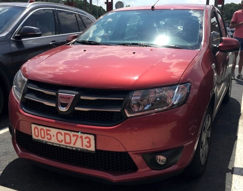 Matrícula diplomática 005, representando o país Alemanha