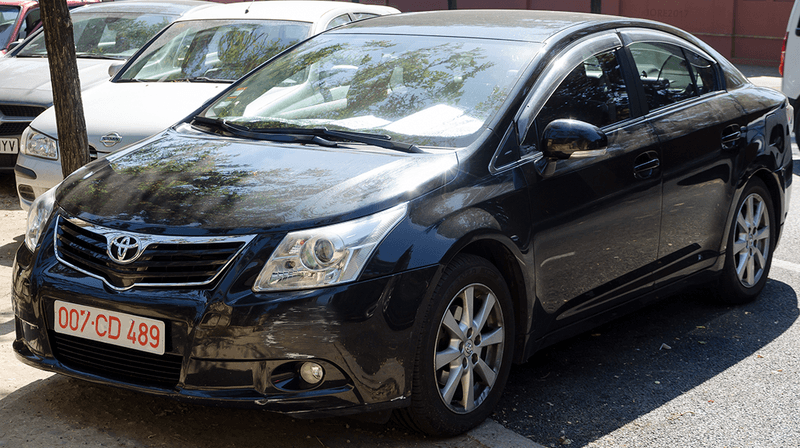 Matrícula diplomática 007, representando o país Angola