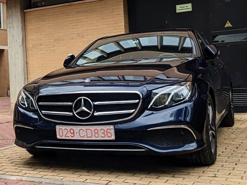 Matrícula diplomática 029, representando o país Cabo Verde