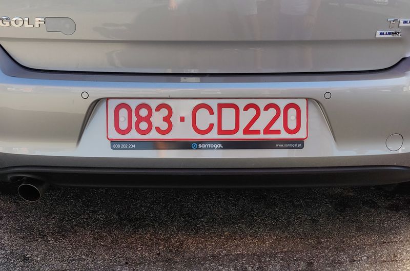 Matrícula diplomática portuguesa